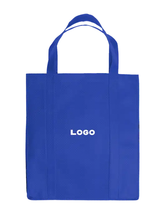Eco Reusable Jumbo Royal Shopping Bag w/Logo