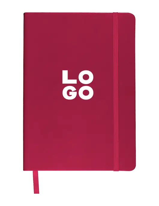 Leeman Dark Red Tuscany Journal 5.75 x 8.25 w/Logo