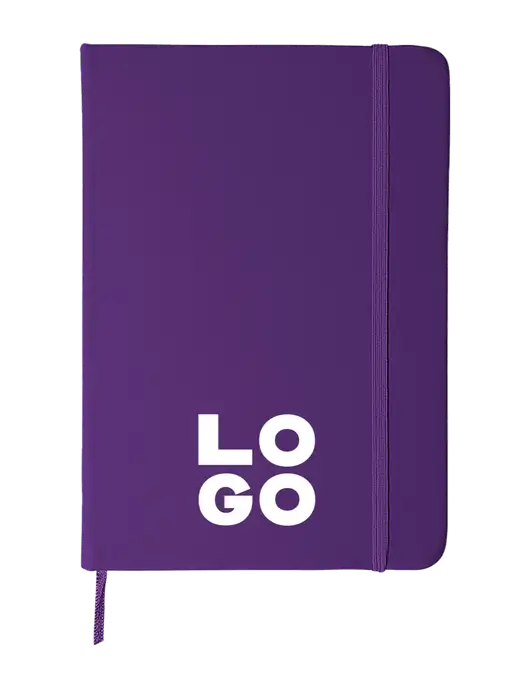 Purple Comfort Touch Bound Journal 5" X 7" w/Logo