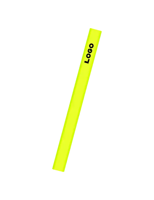 Safety Yellow Carpenter Pencil w/Logo