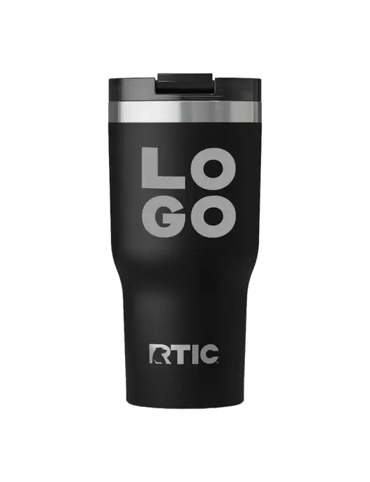 RTIC Essential 30 oz Black Tumbler w/Logo