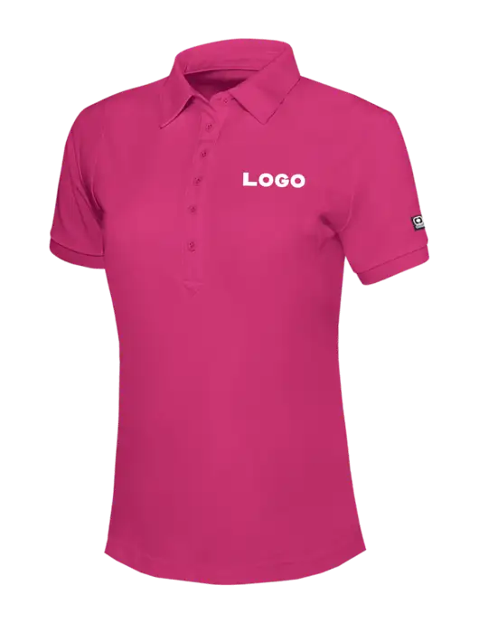 OGIO Womens Pink Jewel Polo w/Logo