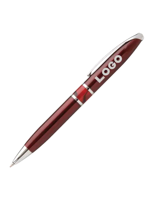 Illusion Dark Cardinal Pen - Black Ink w/Logo