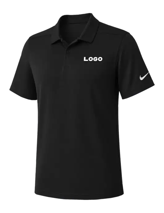 Nike Black Dry Essential Solid Polo w/Logo