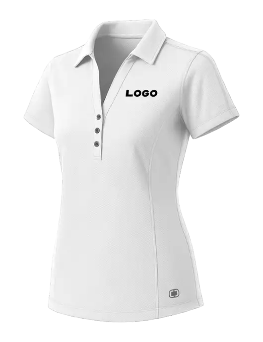 OGIO Womens White ONYX Polo w/Logo