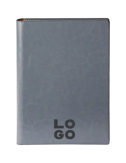 Fabrizio Grey 7 x 9.625 Padfolio & Notepad w/Logo