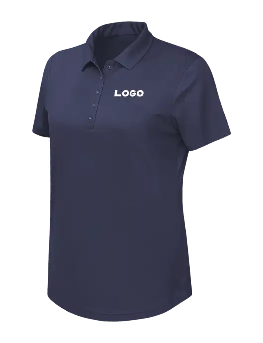 Callaway Womens Birdseye Navy Polo w/Logo