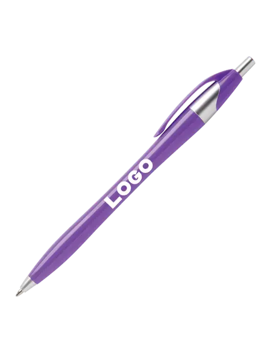 Novella Purple Platinum Pen - Blue Ink w/Logo