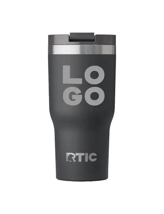 RTIC Essential 30 oz Charcoal Tumbler w/Logo