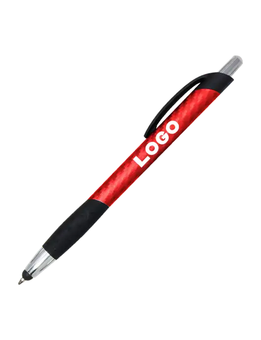 Sunray Red Stylus Pen - Black Ink w/Logo
