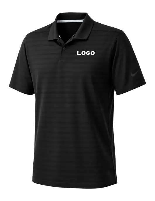 Nike Black Dri-FIT Vapor Jacquard Polo w/Logo