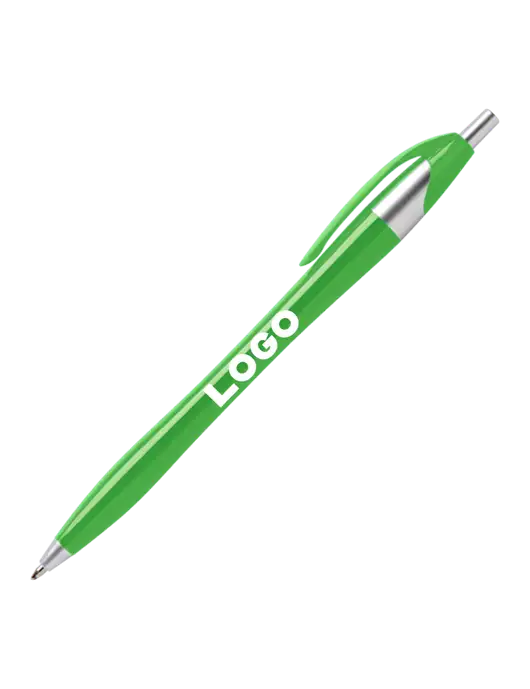 Novella Kelly Green Platinum Pen - Blue Ink w/Logo