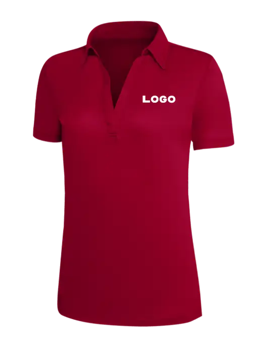 Red Silk Touch Womens Performance Polo w/Logo