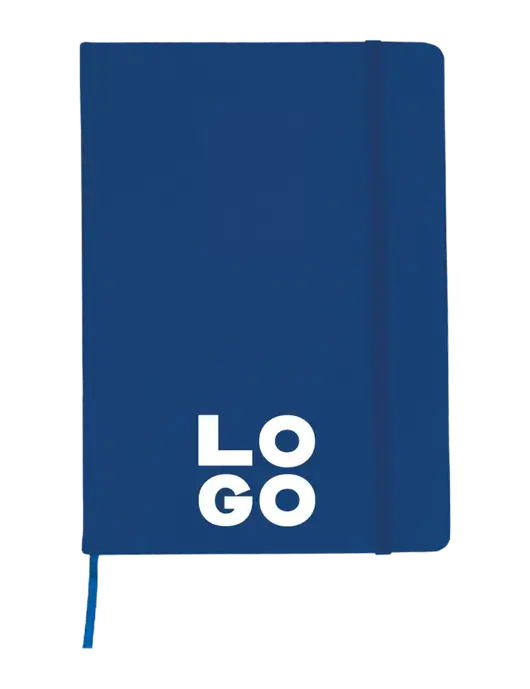 Light Navy Blue Comfort Touch Bound Journal 5" X 7" w/Logo