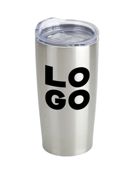 Society Silver 20 oz Insulated Tumbler w/Logo