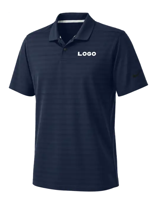Nike Navy Dri-FIT Vapor Jacquard Polo w/Logo