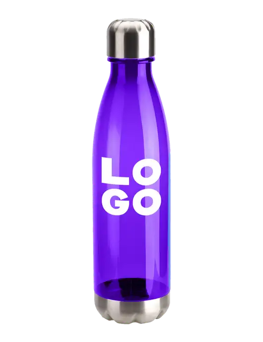 Bayside Tritan Purple 25 oz Bottle with Stainless Base and Cap w/Logo