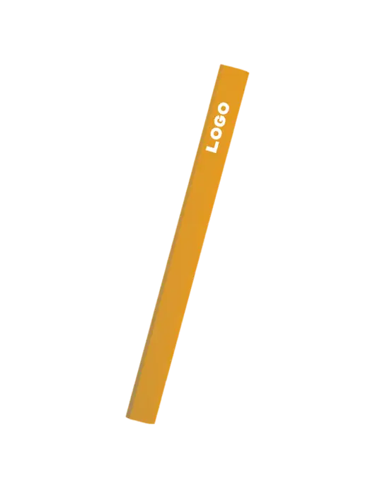 Yellow Carpenter Pencil w/Logo