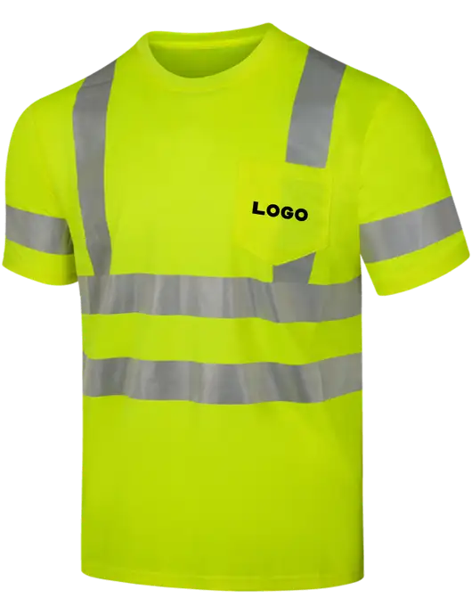 CornerStone Safety Yellow ANSI 107 Class 3 Mesh Tee w/Logo