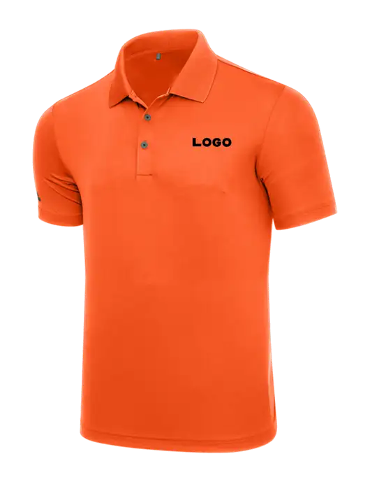 Adidas Orange  Performance Polo w/Logo