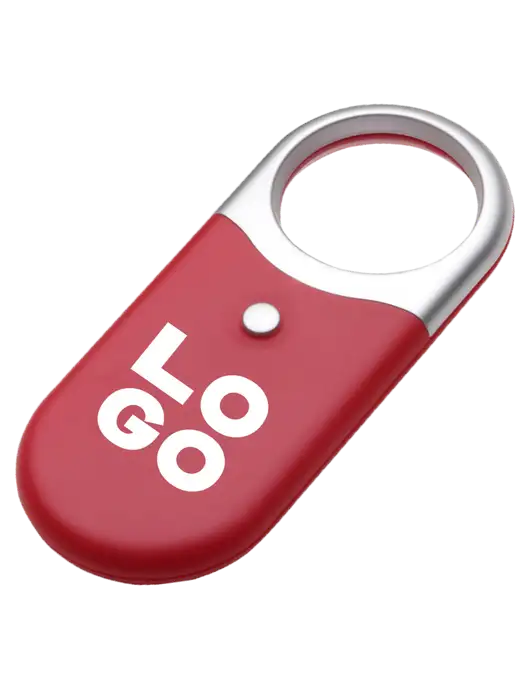 Compact Red Magnifier Light w/Logo