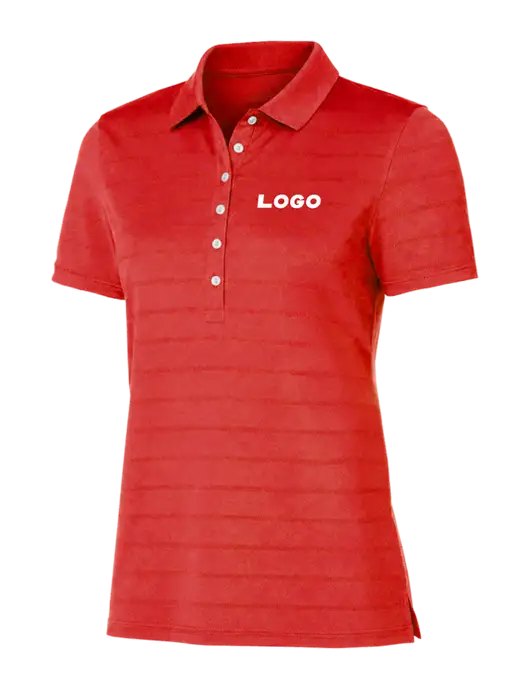 Callaway Womens Red Ventilated Polo w/Logo