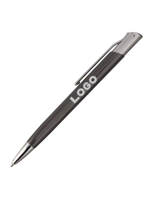San Malo Gunmetal Pen - Black Ink w/Logo