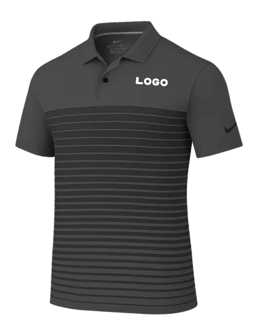 Nike Dark Grey Dri-FIT Vapor Block Polo w/Logo