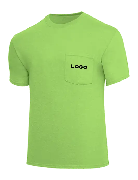 Core Blend Light Green Pocket T-Shirt w/Logo