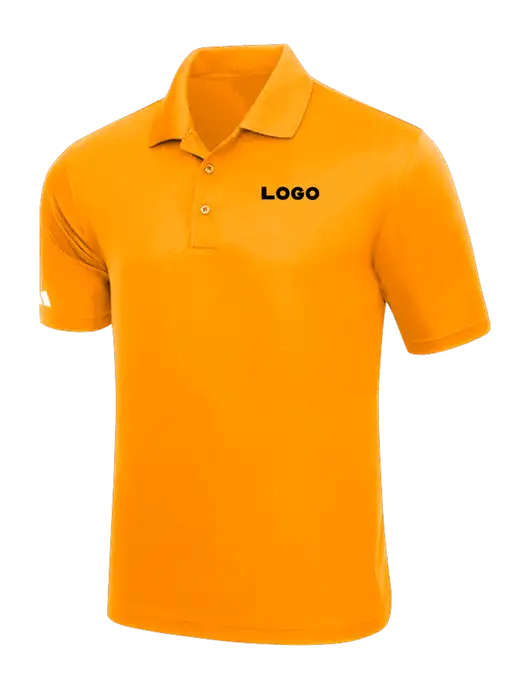 Adidas Bright Orange Basic Sport Polo w/Logo