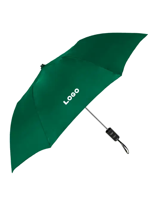 Dark Green 42" Folding Umbrella  w/Logo