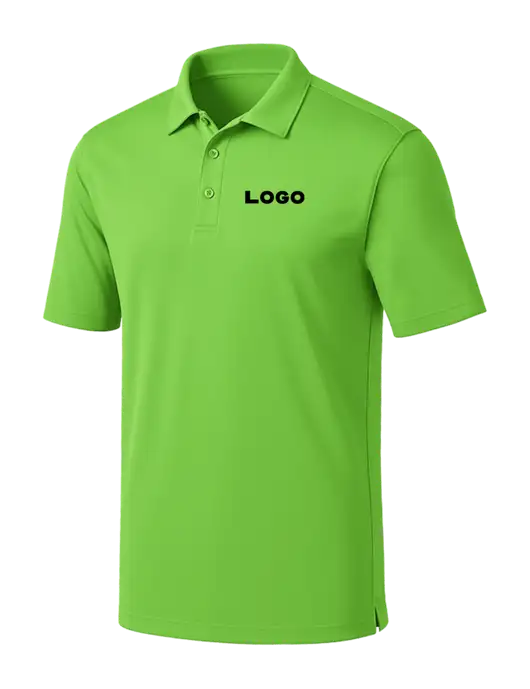 Light Kelly Green Silk Touch Performance Polo w/Logo