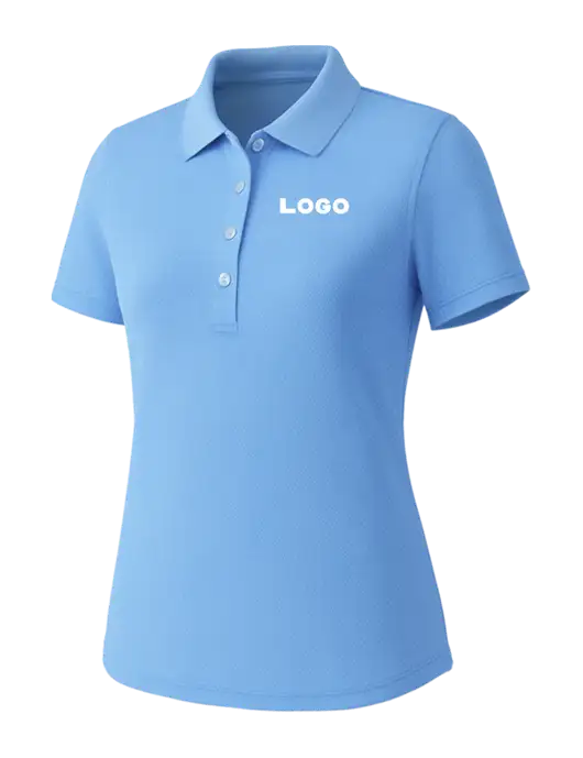 Callaway Womens Core Light Blue Performance Polo w/Logo