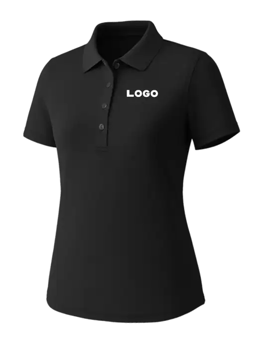 Callaway Womens Core Black Performance Polo w/Logo