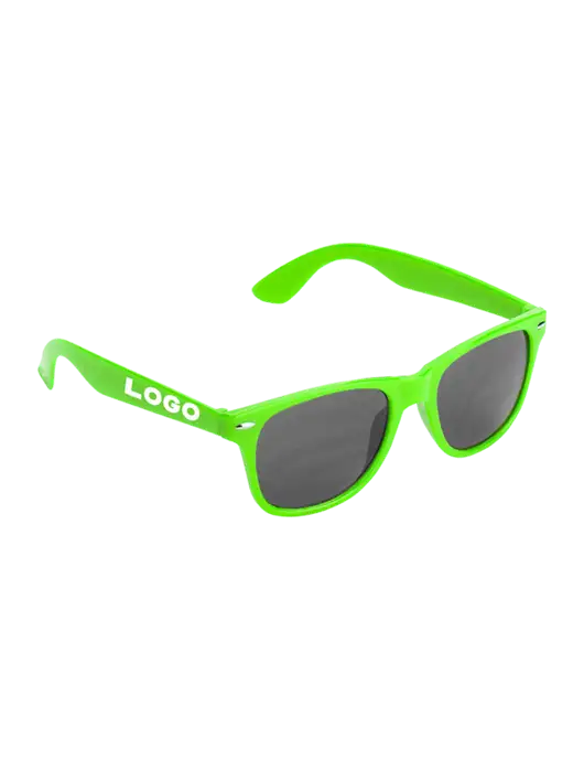 Daytona Light Green Sunglasses w/Logo