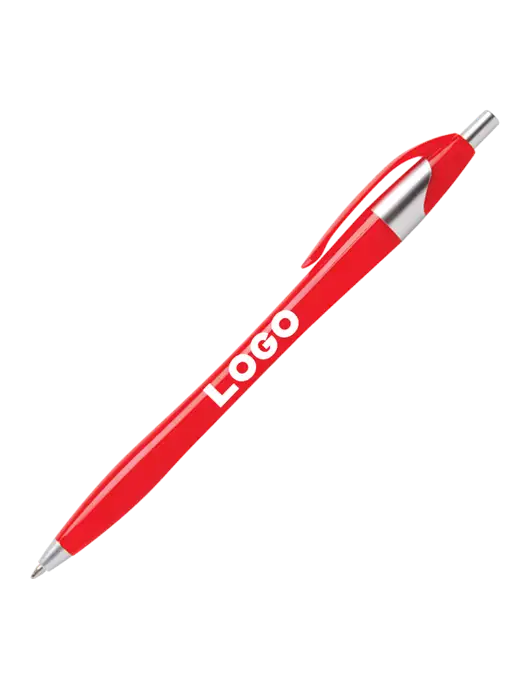 Novella Red Platinum Pen - Blue Ink w/Logo