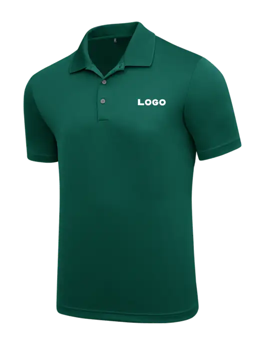 Adidas Dark Green  Performance Polo w/Logo