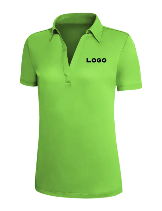 Light Kelly Green Silk Touch Womens Performance Polo w/Logo