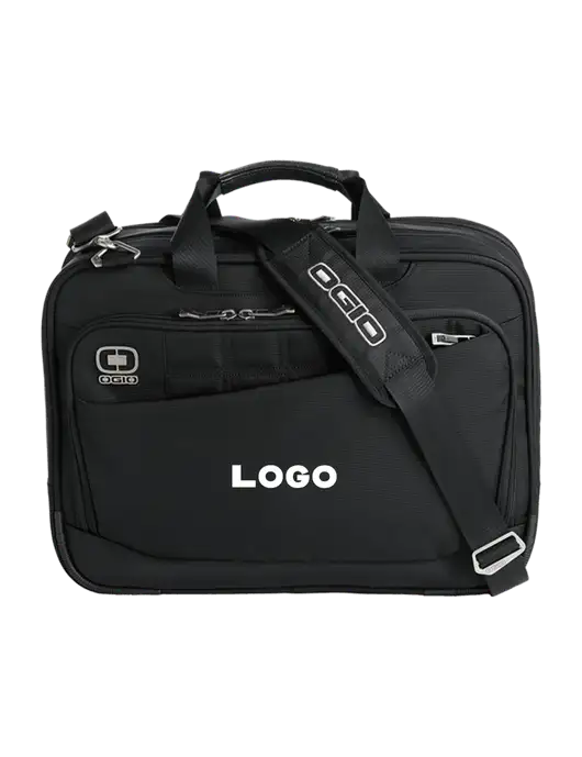 OGIO Black Element Laptop Messenger Bag w/Logo