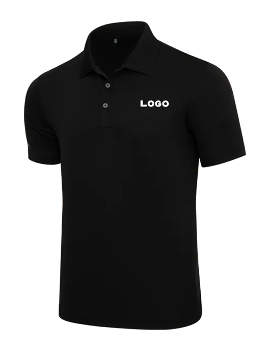 Adidas Black Performance Polo w/Logo