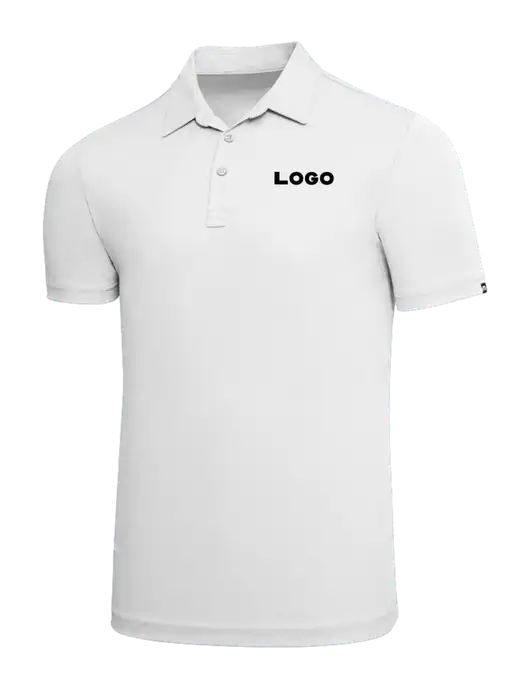 TravisMathew White Solid Oceanside Polo w/Logo