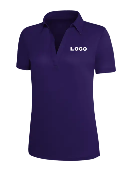 Purple Silk Touch Womens Performance Polo w/Logo