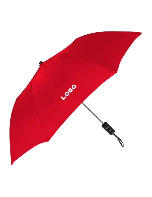 Red 42" Folding Umbrella  w/Logo
