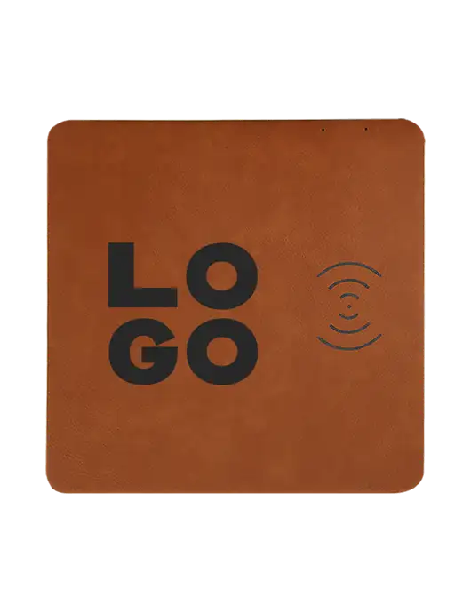 Rawhide Laserable Leatherette Phone Charging Mat w/Logo