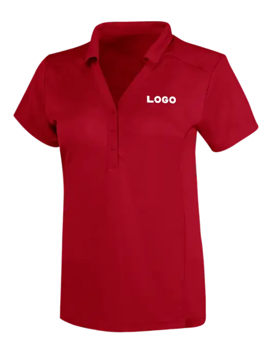 OGIO Red Womens Framework Polo w/Logo