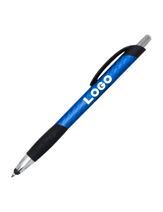 Sunray Blue Stylus Pen - Black Ink w/Logo