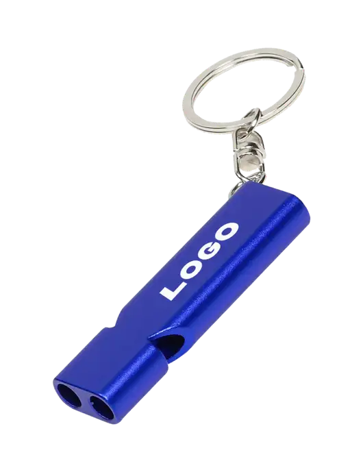 Quick Alert Blue Safety Whistle w/Logo