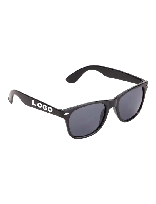 Daytona Black Sunglasses w/Logo