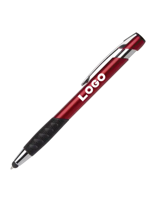 Alize Red Stylus Black Ink Pen w/Logo