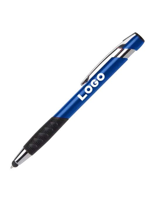 Alize Blue Stylus Black Ink Pen w/Logo